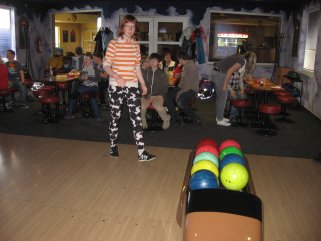 hráli bowling